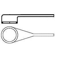 Raychem - TE Connectivity 222F274-71-35-0 ບູດ, 90 ອົງສາ 222F274-71-35-0
