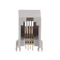 Kycon GLX-N-44M Modular 4P4C R/A PCB ສີເຫຼືອງແບບຕ່ຳ