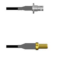Amphenol Custom Cable Q-0802Z0008010i ສາຍສັນຍານ RF BNC-SJB/SMA-SJ RG58 10I