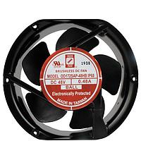 Orion Fans OD172SAP-24HHB01A ພັງລົມ DC Axial, 172x150x51mm, 24VDC, 300CFM, Ball, Lead Wires, Open Collect Tachometer