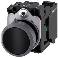 SIEMENS A6X30142375 ສະຫຼຸບສະຫຼຸບມາດຕະຖານ ປຸ່ມກົດ. ສີດຳ