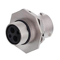 Amphenol SINE Systems RT07122PNH ຕົວເຊື່ອມຕໍ່ Receptacle, Jam Nut, 4 (2+2) ຕຳແໜ່ງ, ຜູ້ຊາຍ, ຂະໜາດ Shell 12
