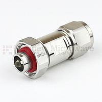 Fairview Microwave SM4426 4.1/9.5 Mini DIN Male to N Male Adapter (6 Ghz, IP67 Mated)