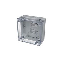Bud Industries PN-1336-C ກະບອງຄຸ້ມຄອງໄຟຟ້າ IP65 NEMA 4X ມີຝາປະກອບແບບແຈ້ງ (4.7 X 4.7 X 2.4 ນິ້ວ)