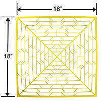 Desco 41403 ຜະລິດຕະພັນຄວບຄຸມ ESD LINER, ຖານລ້າງ PCB, 0.072'' x 18'' x 18''