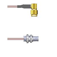 Amphenol Custom Cable Q-35007000R018i ສາຍສະບັບ RF SMA-RP/BNC-SJB G316D 18I