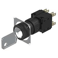 EAO 51-372.F22DF ສະຫນອງກຸບກະທົບ Keylock Switches Keylock switch 3 positions flush mounting maintained(a)-rest(a)-maintained(a) SAE 2NC+2NO ST/PT D25 Au/Ag 311