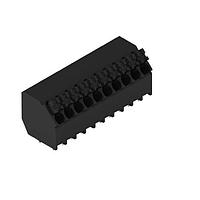Wurth Elektronik 691810120310 ບລັອກຂໍ້ຕໍ່ຄົງທີ່ WR-TBL 3.5mm pitch Monoblock THR ສີດຳ 45 ອົງສາ Dual Pin ການເຂົ້າສາຍສອງດ້ານ ບໍ່ມີການສອດດ້ວຍກະໂປງ Push In 10P