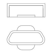 Glenair 000-01-25-162 ຝາກັບຝຸ່ນ MICRO D PLASTIC DUST CAP 25P