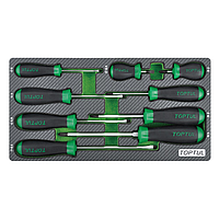 TOPTUL GEA0909 ຊຸດ screwdriver (9 pcs)