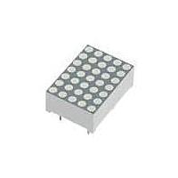 Kingbright TA07-11SYKWA ຈໍ LED .7" 5X7 ເດັດແມັດຣິກ YEL LED DISPLAY