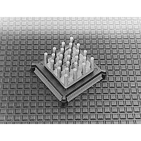 Wakefield Thermal D10850-40 ອົງປະກອບ Deltem Composite Pin Fin Heat Sink ສໍາລັບ 21mm BGA, 21.6x10.2mm