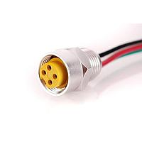 Amphenol SINE Systems MN44PW02M060 ເສັ້ນສາຍເຊນເຊີ / ເສັ້ນສາຍອັກຕູເວີ 4P ມິນິ FM RECPT