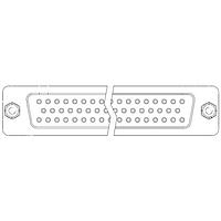 Amphenol Commercial Products L77SDDH50SVFC309 ຕົວເຊື່ອມ D-Sub - ຄວາມໜາແຮງມາດຕະຖານ D-SUB