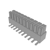 Samtec IPS1-110-01-L-D-VS ພາວເລີ້ມໃຫ້ກັບບອດ .100" Mini Mate ຕິດຕໍ່ພາວເລີ້ມທີ່ແຍກຕ່າງ