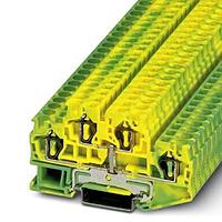 PHOENIX CONTACT 3036039 ບລັອກຂໍ້ຕໍ່ດິນ Ground Terminal Block STTB 4-PE