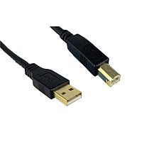 Qualtek Electronics 3021025-16 USB 2.0 A-B 20 AWG 16' BLK USB 2.0