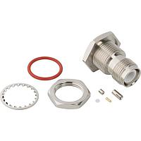 Amphenol RF 031-7004 ຕົວເຊື່ອມ RF RP-TNC ຕົວຈັບຕົວຕົວຕົວຕົວຕົວຕົວຕົວຕົວຕົວຕົວ 0.81 mm Micro-Cable ດ້ານຫຼັງ Bulkhead 50 Ohm IP67