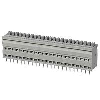 Same Sky (formerly CUI Devices) TBL009V-254-23GY-2GY ບລັອກຂໍ້ຕໍ່ຄົງທີ່ Terminal block, screwless, 2.54, Vertical, 23, ສີເທົາກັບປຸ່ມສີເທົາ