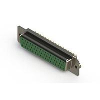 EDAC 628-M50-322-GT2 ຕົວເຊື່ອມ D-Sub - ຕົວເຊື່ອມ D-Sub ປະເພດຄວາມໜາແຮງມາດຕະຖານ ແບບຕັ້ງຕົວຢ່າງຕັດຈັດ