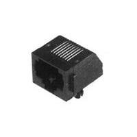 AMP Connectors - TE Connectivity 5557314-2 ຕູ້ເຊື່ອມຕໍ່ແບບມົດູລາ / ຕູ້ເຊື່ອມຕໍ່ Ethernet MJ,LPF,R/A,6P/4C,SMT