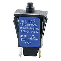 E-T-A Circuit Breakers 1140-F114-P1M1-10A ຕັບກວດວົງຈອນຄວາມຮ້ອນຂະໜາດນ້ອຍປະເພດຂາດສະຫຼຸບຫນຶ່ງຂາວັງກັບກະບວນການກົດປຸ່ມເພື່ອກູ້ຄືນ, ບໍ່ມີການລະບາຍ, ບໍ່ມີການກະທົບ, ກະບວນການກະທົບດ່ວນ (ປະເພດ R TO CBE ຕາມ EN 60934), ການຕິດຕັ້ງແຜງດ້ວຍການກະທົບດ່ວນ. ສໍາລັບຄ່າກວນກະທົບຕ່ຳກວ່າໃຫ້ເບິ່ງປະເພດ 105. ຮັບຮອງຕາມມາດຕະຖານ CBE EN