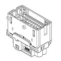 Molex 215958-0447 ກອງປົກຄຸມ MX-DaSH 31+1 ທາງ ຜູ້ຊາຍ-MGE ກະແຈ L (ສີຟ້າ)