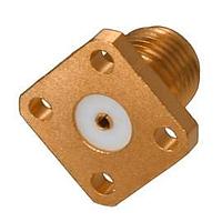 Johnson / Cinch Connectivity Solutions 142-1701-581 ຕົວເຊື່ອມ SMA 4 ຮູບຮອບ FLANGE JACK ທອງ ບໍ່ມີ EMI