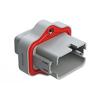 Amphenol SINE Systems AT04-12PA-PM05 ຕົວເຊື່ອມ 12 ຂາ Rcpt Pnl Mnt W/Gasket Thread ສີເຫຼືອງ