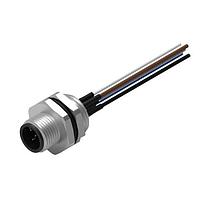 Wurth Elektronik 643352100605 ປລັກ WRCIRC M12 ກະທົບສະກຣູ Coding A ແຜງ + ເສັ້ນສາຍ ແຜງ + ເສັ້ນສາຍ ທອງແບບມີແນວຫຼັງ ນັດ PG9 ຕໍ່ຜູ້ຊາຍ, ຂະໜາດຂອງຂະໜາດ 5