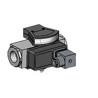 Senseca HD2KO1-008GM060A ສະຫຼັບການໄຫຼ (12.0 - 60 l/min, DN 08, brass construction, measurement display at side)