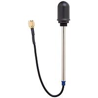 Linx Technologies - TE Connectivity ANT-410-WRT-SMA ອະນຕີນາພາງພາຍນອກ ອະນຕີນາ, 410MHz, WRT Dome, Panel Mount, SMA, 216mm