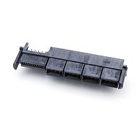 Molex 45984-2283 ຫົວກາງຮັບສະຫຼຸບ EXTreme LPHPower RECP Header ມຸມຂວາ 2 ພະລັງງານ CONT 40 CONT ເລືອກ Au Plating