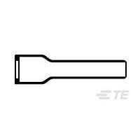 Raychem - TE Connectivity 202D263-3-0 ຮູບປົກກັນສາຍສະເລືອກຄວາມຮ້ອນ Heat Shrink Cable Boots & End Caps 202D263-3-0