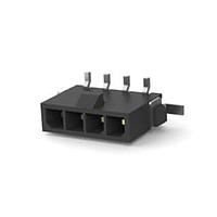AMP Connectors - TE Connectivity 2-1445096-4 ຫົວຂໍ້ HDR VERT 4 POS 30 AU ບັນດາດຽວ