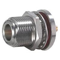 HUBER+SUHNER 34_N-SMB-50-1/1--_UE ຕົວແປ RF - ລະຫວ່າງ Series N jack(f) ໄປ SMB jack(f) bulkhead
