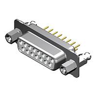 Molex / FCT 173109-1315 ມາດຕະຖານຄວາມຫນາແຂງ FCT DSUB STR PC RCPT 15 PN W/SNAPIN