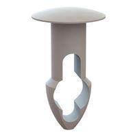 Essentra Components 27KY2500437 ກະແຈຮິວັດຮູບຮອບປະຕູ, ຮູ .250, ຄວາມຫນາຂອງແຜ່ນ .437