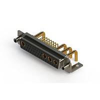 EDAC 630-36W4250-2N6 ຕູ້ຕິດຕໍ່ D-Sub ປະສົມມຸມຂວາ ຕູ້ຕິດຕໍ່ພະລັງງານ Combo D-Sub