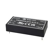 CUI Inc PRFE20W-O72-D24-D ອິສເອລເຕດ dc-dc ອິສເອລເຕດ, 20 W, 8.5-160 Vdc ຂາວເຂົ້າ, +/-24 Vdc, +/-0.417 A, ອອກສອງທາງທີ່ຄວບຄຸມໄດ້, DIP