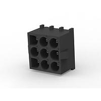 AMP Connectors - TE Connectivity 1-641972-1 ຕົວເຊື່ອມຕໍ່ຂອງຂາແລະປະຕູ 09P PIN HDR ສີດຳ