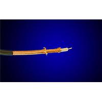 Alpha Wire 9316 BR002 ເສັ້ນສາຍ Coaxial 25 AWG 7/.0067 1 ສາຍນຳສະຫນອງ 900V ຖົງຜ້າ, PTFE, FEP 500 ຟຸດ ມົດມົນ, ສີນ້ຳຕານ