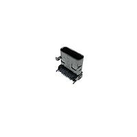 Adam Tech USB-C31-S-RA-CS1E-BK-T/R ຕົວເຊື່ອມ USB Type C USB TYPE C , RECEPTACLE, R/A, HY