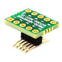 Chip Quik DIP300-SOIC-10W ອາເດັດເຕີ DIP Sockets DIP-10 (ຄວາມກວ້າງ 0.3" ນິ້ວ, ຊ່ອງຫຼິ້ນ 0.1" ນິ້ວ) ເປັນ SOIC-10 Wide (ຊ່ອງຫຼິ້ນ 1.27mm, ຂະໜາດຕົວ 300 mil)