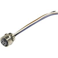 HARTING 21043162401 ເຄື່ອງສາຍ Ethernet / ເຄື່ອງສາຍເຄືອກເຄືອງ 7/8" 4PIN FML STRT RECEPTACLE