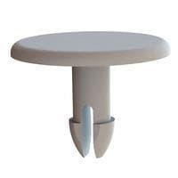 Essentra Components 27PIF0116 ອຸປະກອນກົດໃສ່ Push-In, ຮູ .180, ຄວາມຫນາແຜ່ນ .320