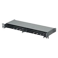 Panduit FLEX2UPN06 ແຜ່ນຕິດຕັ້ງ HD Flex ສໍາລັບການຈັດການສາຍໄຟ, 2 RU, 6-port