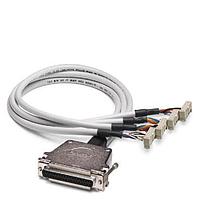 PHOENIX CONTACT 2302515 ສາຍລະບົບ CABLE-D37-M2,5/ 4X14/ 50/X81-I