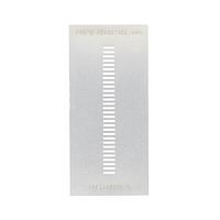 Chip Quik FPC125P030-S ປຸ່ມຕິດຕໍ່ & ອະເດບເຕີ FPC/FFC SMT Connector (1.25 mm pitch, 30 pin ຫຼື ຕໍ່ລົງ) Stencil