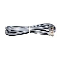 Amphenol Cables on Demand MP-5FRJ11STWS-007 ເຄື່ອງສາຍ Ethernet / ເຄື່ອງສາຍເຄືອກ FLAT CBL(6X4) RJ11 STRAIGHT 7'